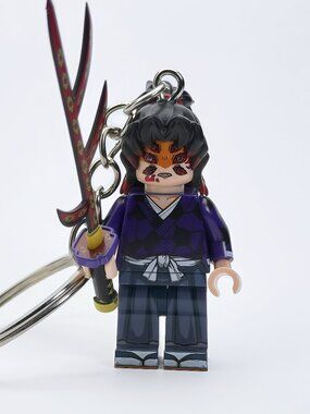 Demon Slayer Kokushibo Custom Minifigure Keychain